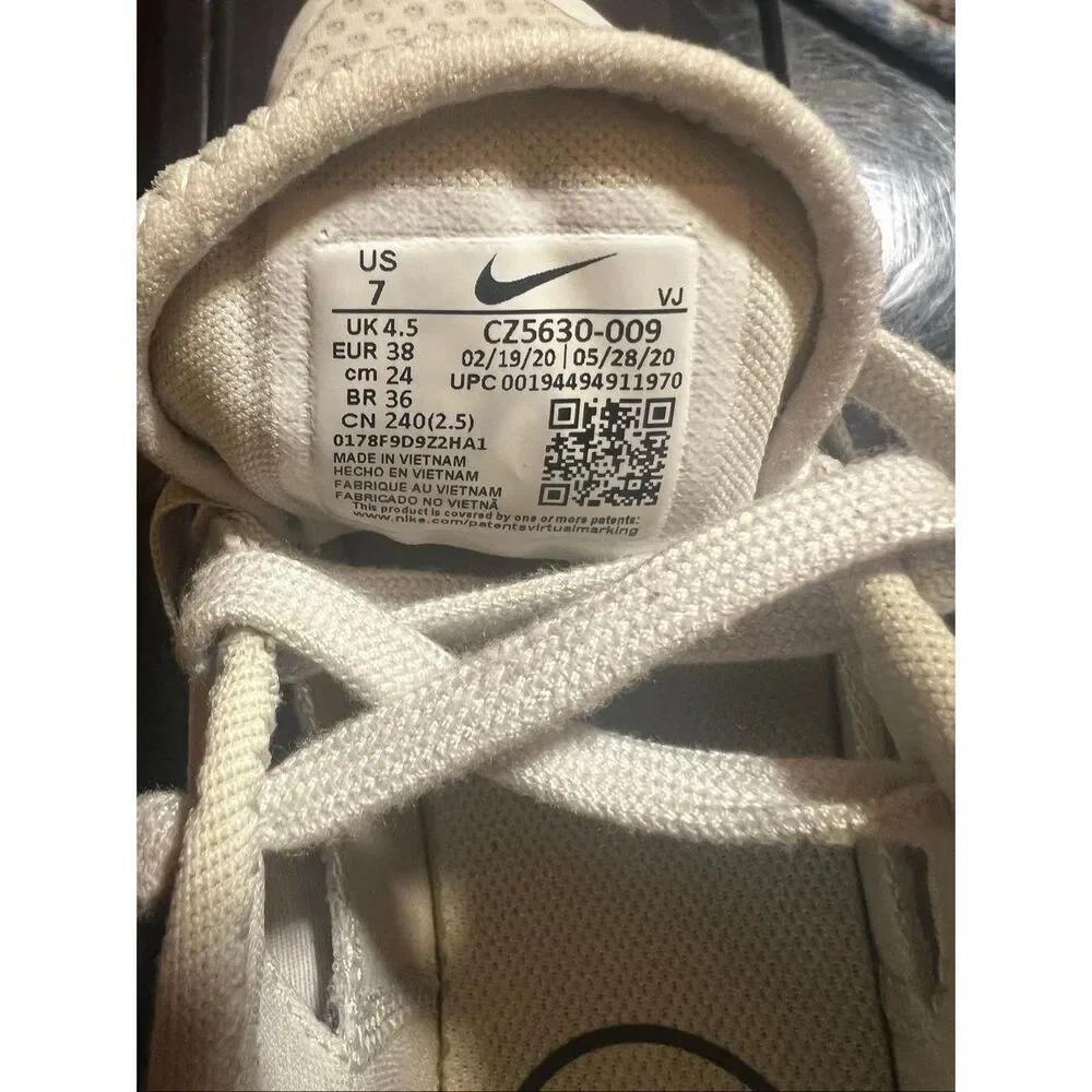 Nike Womens Reposto CZ5630-009 White Grey Running Shoes Sneakers Size 7 Trainers